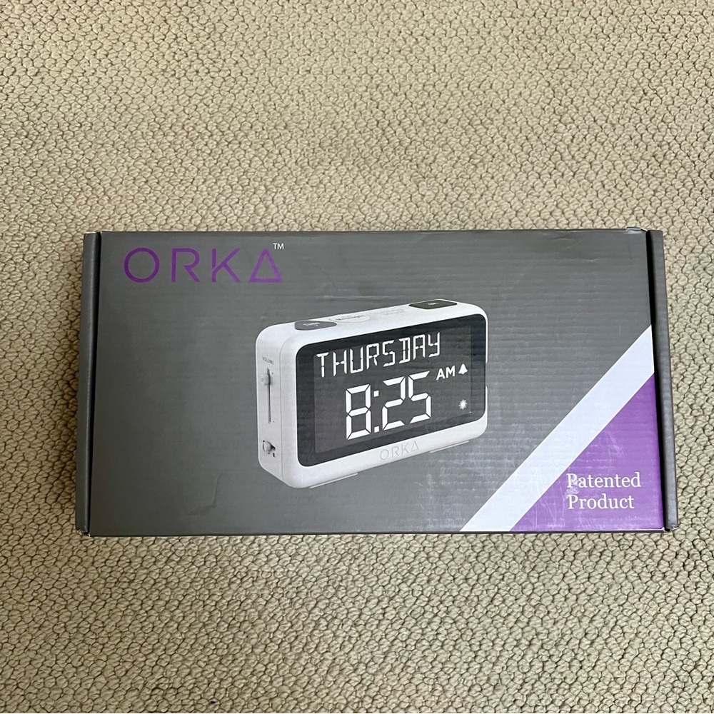 ORKA Custom Message Talking Digital Alarm Clock